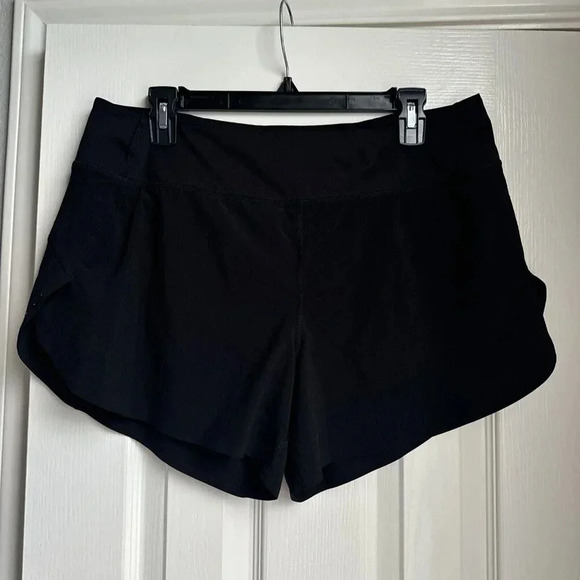 Athleta Pants - Athleta Women's Run with It 4.5” Running Shorts Black Size Large Athletic Lined
